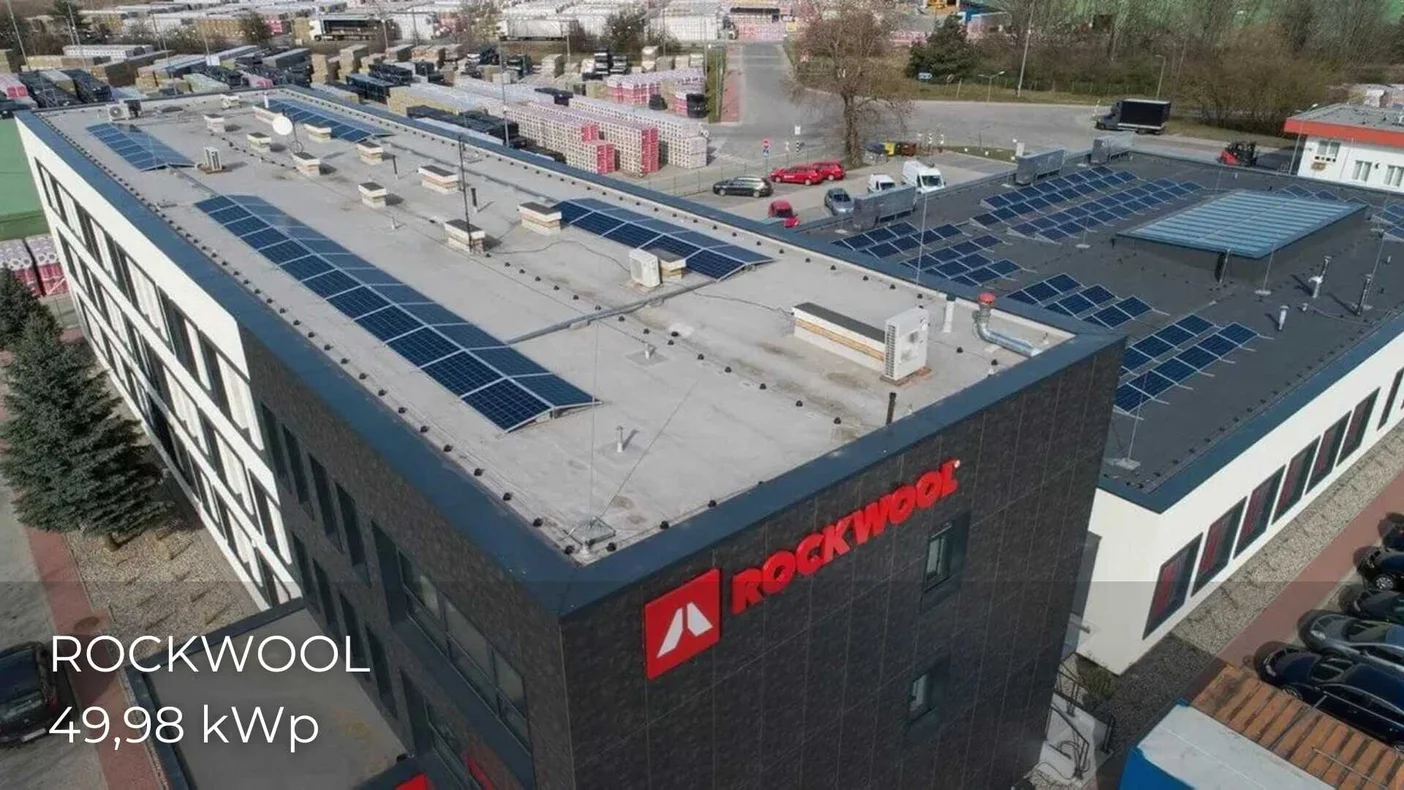 Instalacja PV dla Rockwool od OZE Biomar