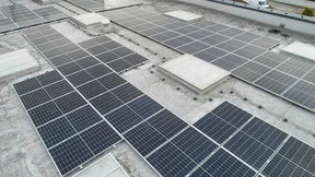 Instalacja fotowoltaiczna na dachu płaskim 40 kWp