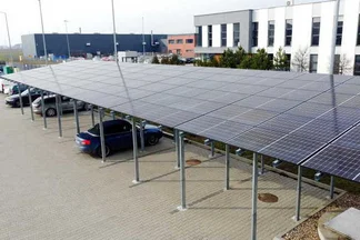 Carport fotowoltaiczny 50 kWp dla firmy Dalpo