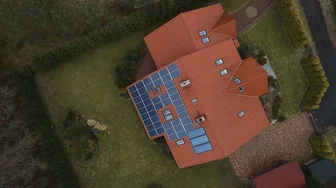Koleczkowo - instalacja dużej mocy 12 kWp na dużej połaci dachu dwuspadowego