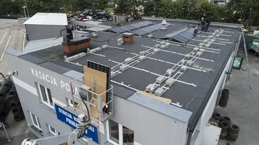 Instalacja fotowoltaiczna 20 kWp - Konstrukcja balastowa