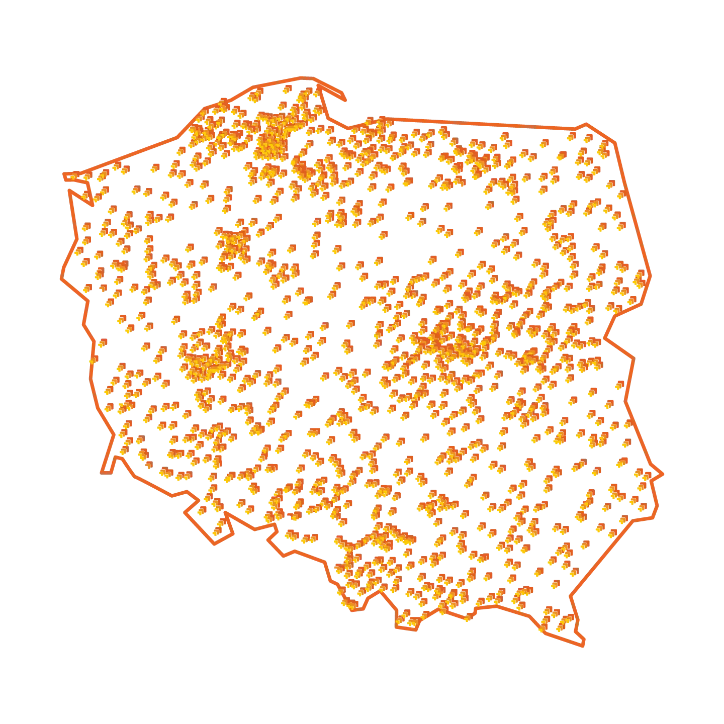 Oze Biomar S.A. mapa realizacji