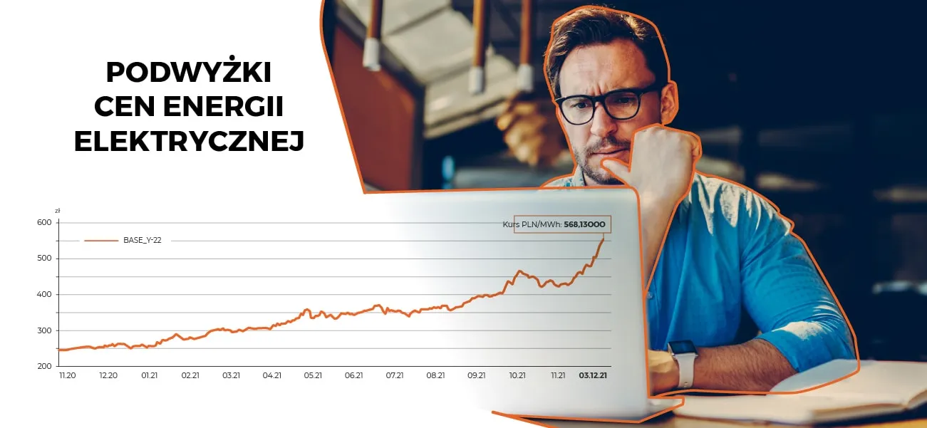 Wyższe ceny za energię elektryczną